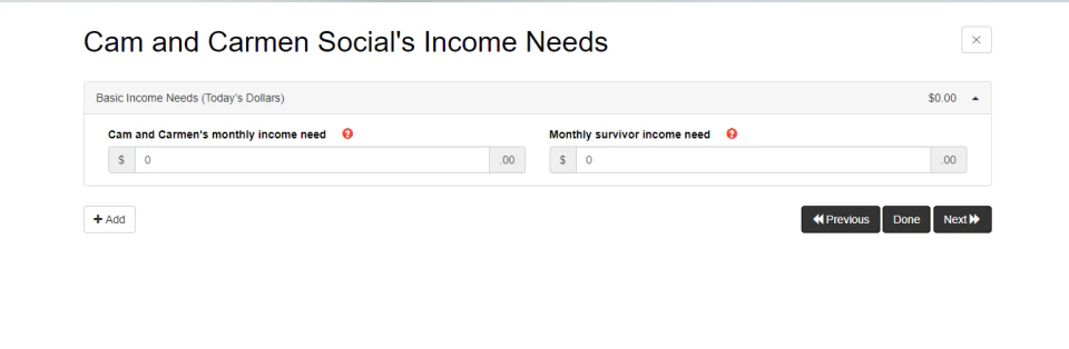 screenshot of Social Security Timing